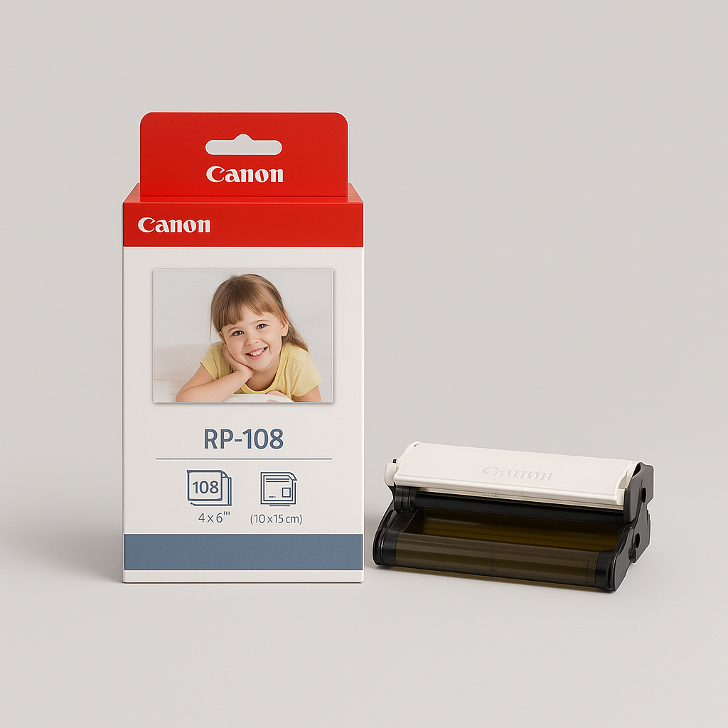 CANON RP-108IN FOTÓPAPÍR+FESTÉK 10x15cm 108 lap (8568B001)